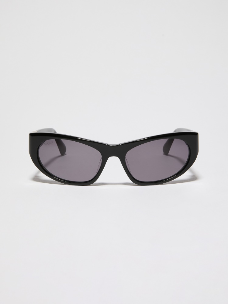 Acetate cat-eye glasses - BLACK - MAX&Co.