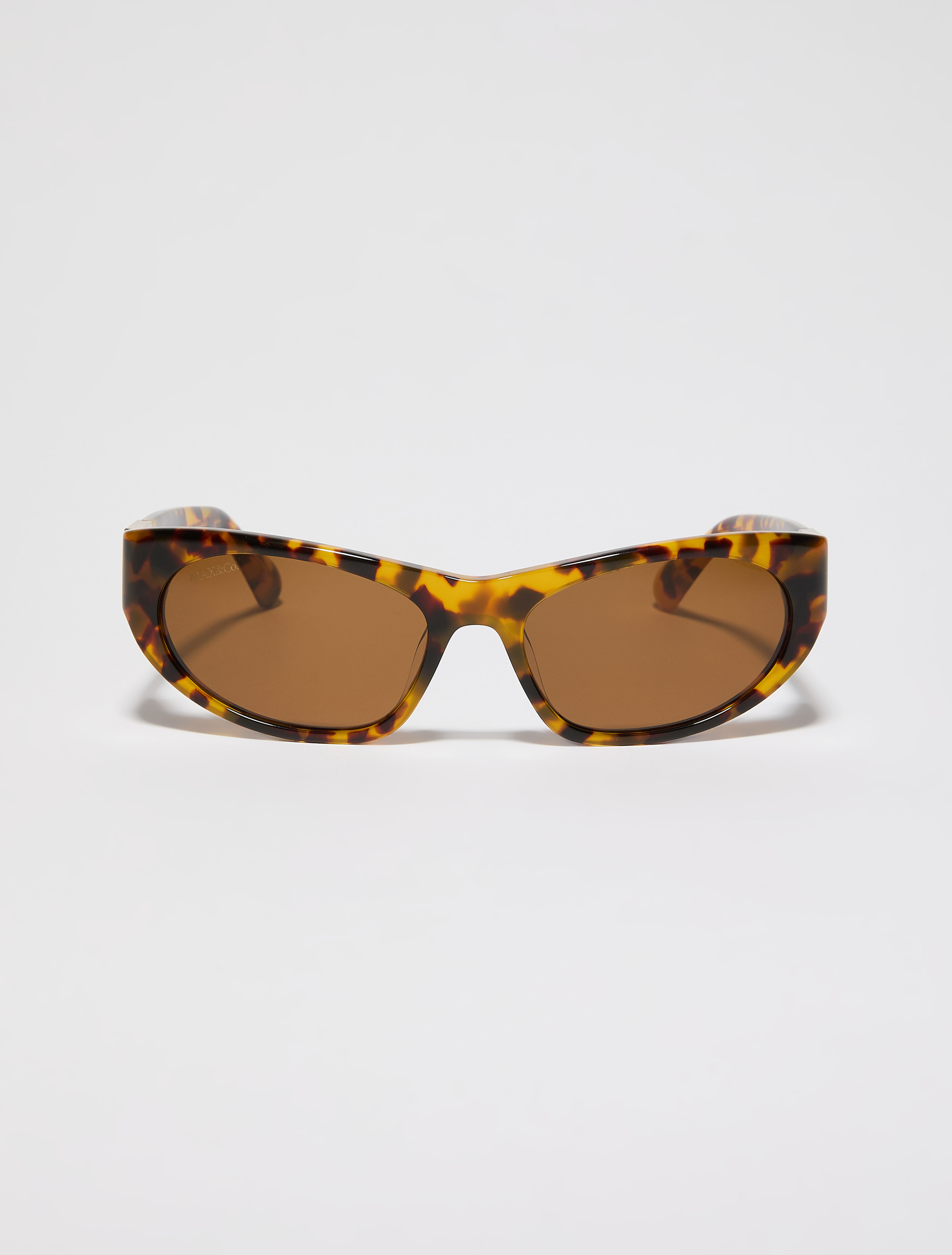 Acetate cat-eye glasses - GOLD - MAX&Co.
