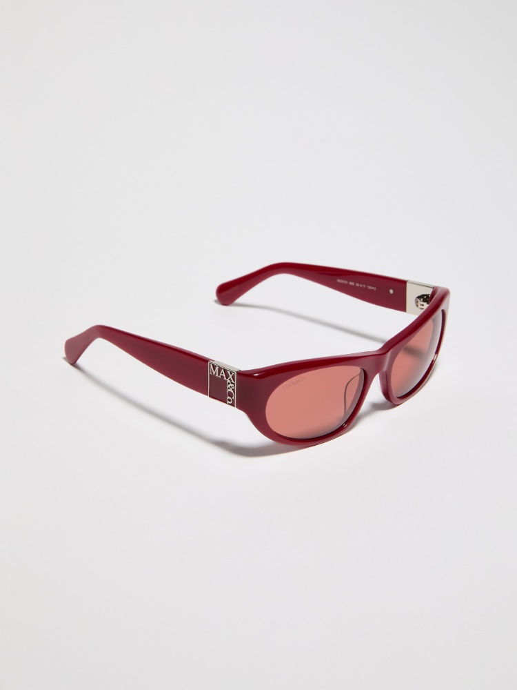 Acetate cat-eye glasses - RED - MAX&Co.