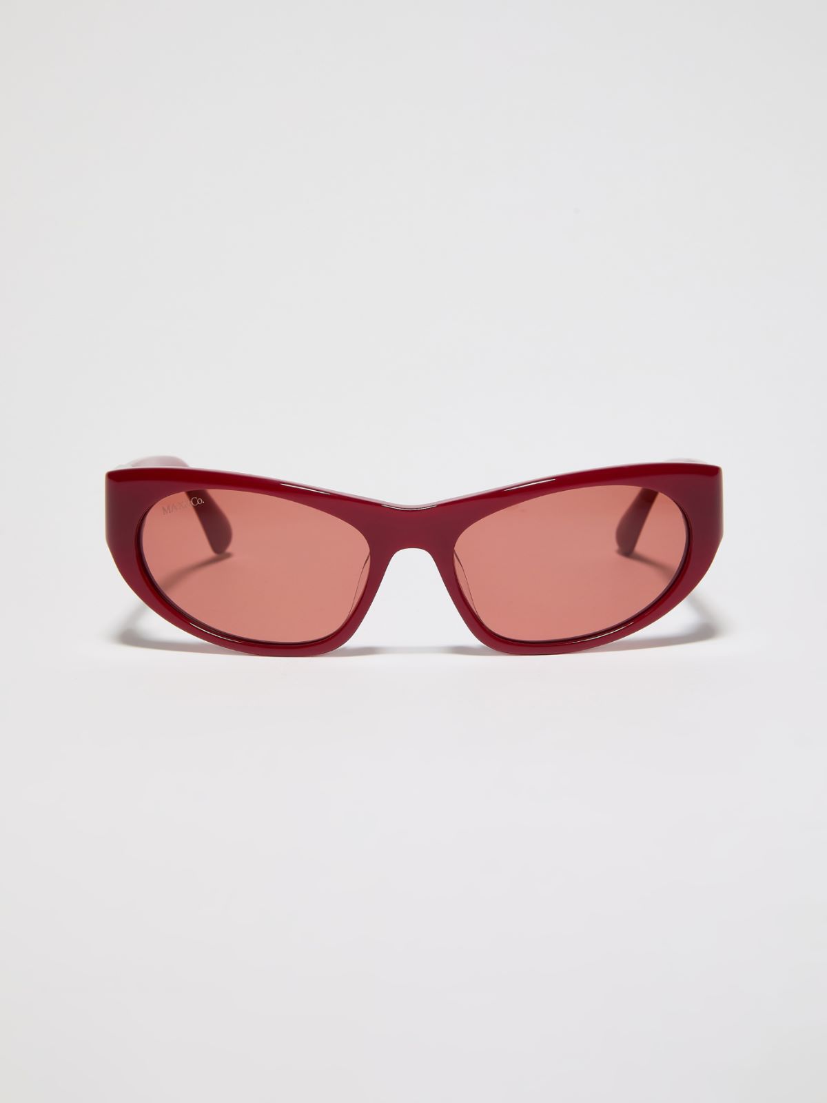 Acetate cat-eye glasses - RED - MAX&Co.