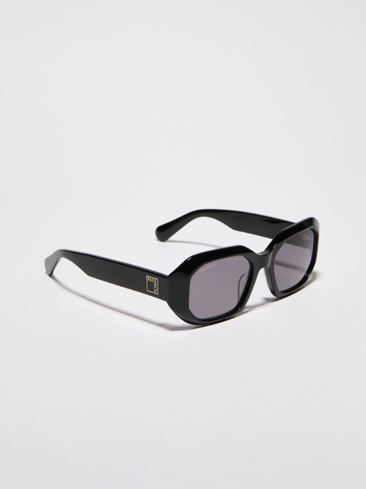 Geometric acetate glasses - BLACK - MAX&Co.