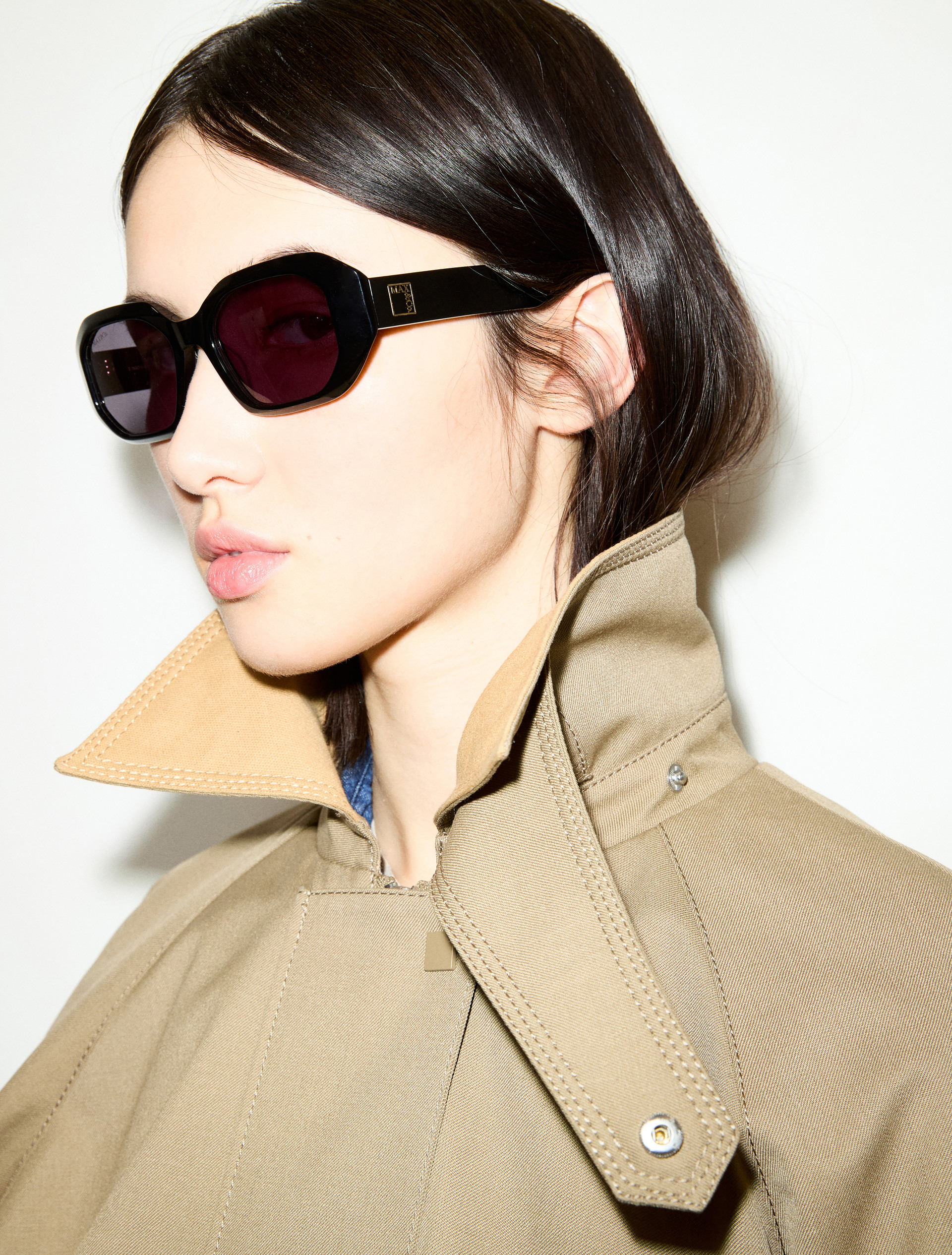 Geometric acetate glasses - BLACK - MAX&Co. - 4