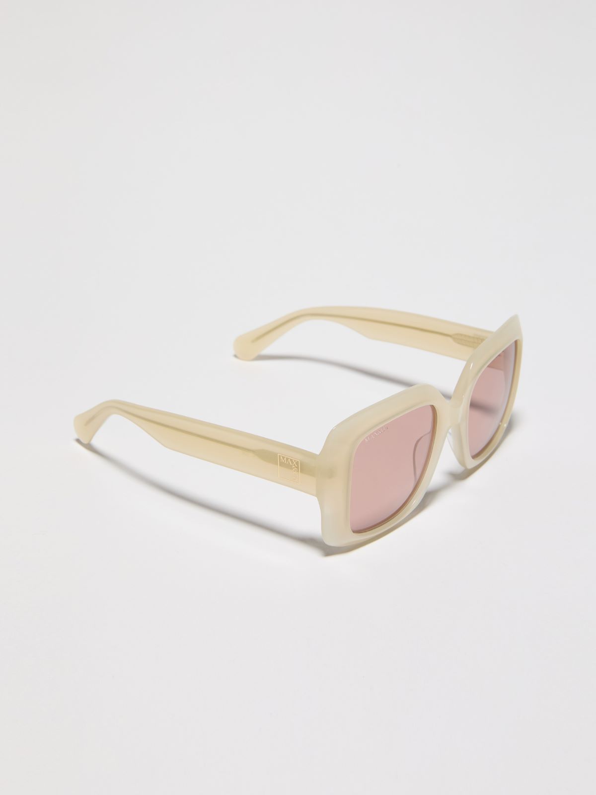 Square oversized glasses - OPTICAL WHITE - MAX&Co. - 2