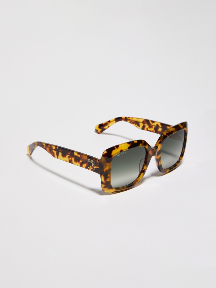 Square oversized glasses - GOLD - MAX&Co.