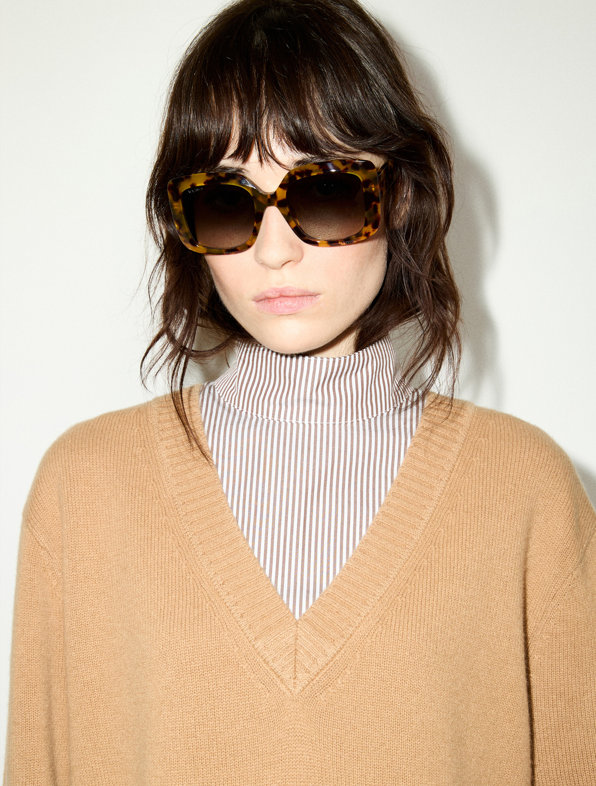 Square oversized glasses - GOLD - MAX&Co. - 4