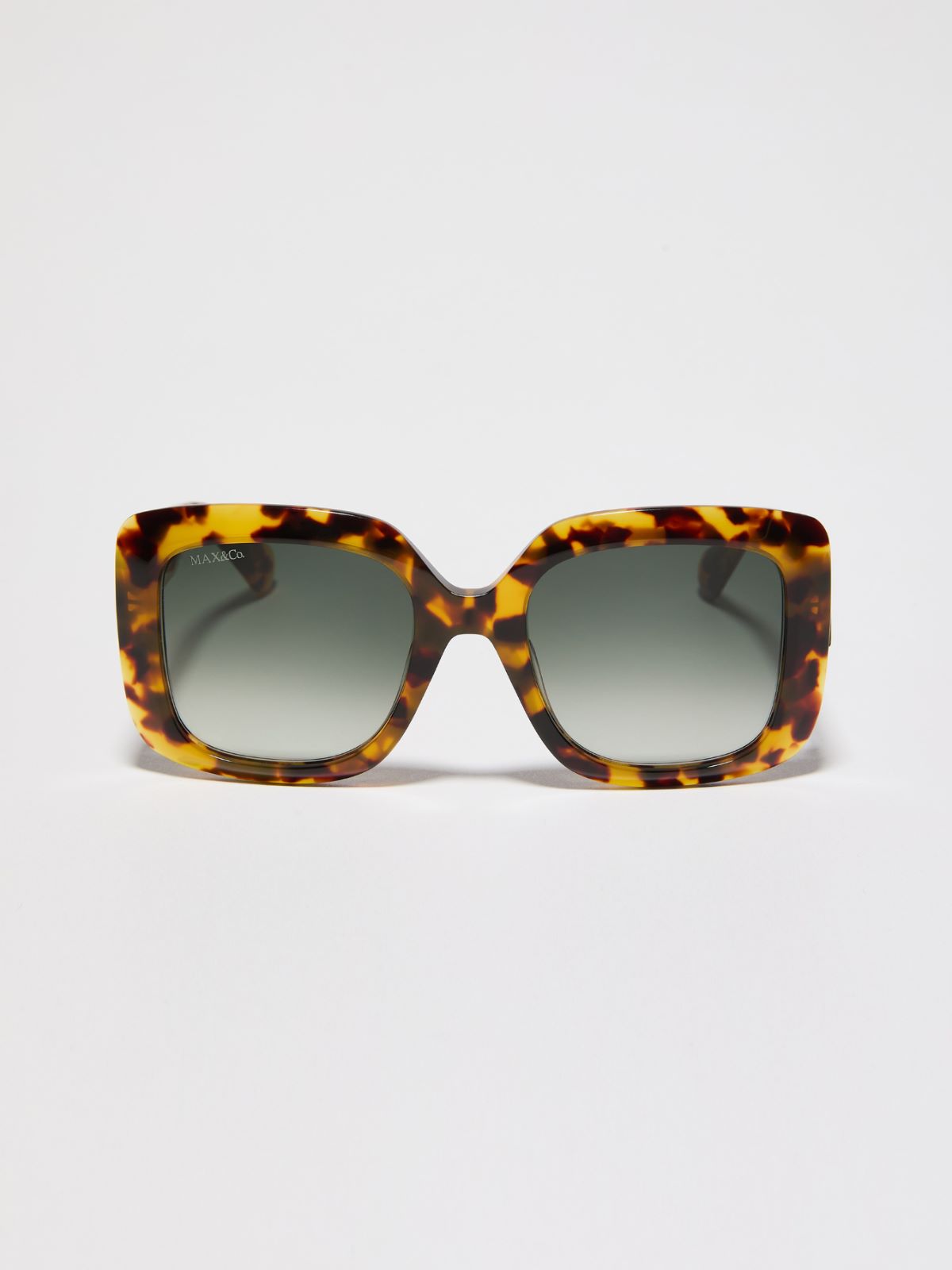 Square oversized glasses - GOLD - MAX&Co.