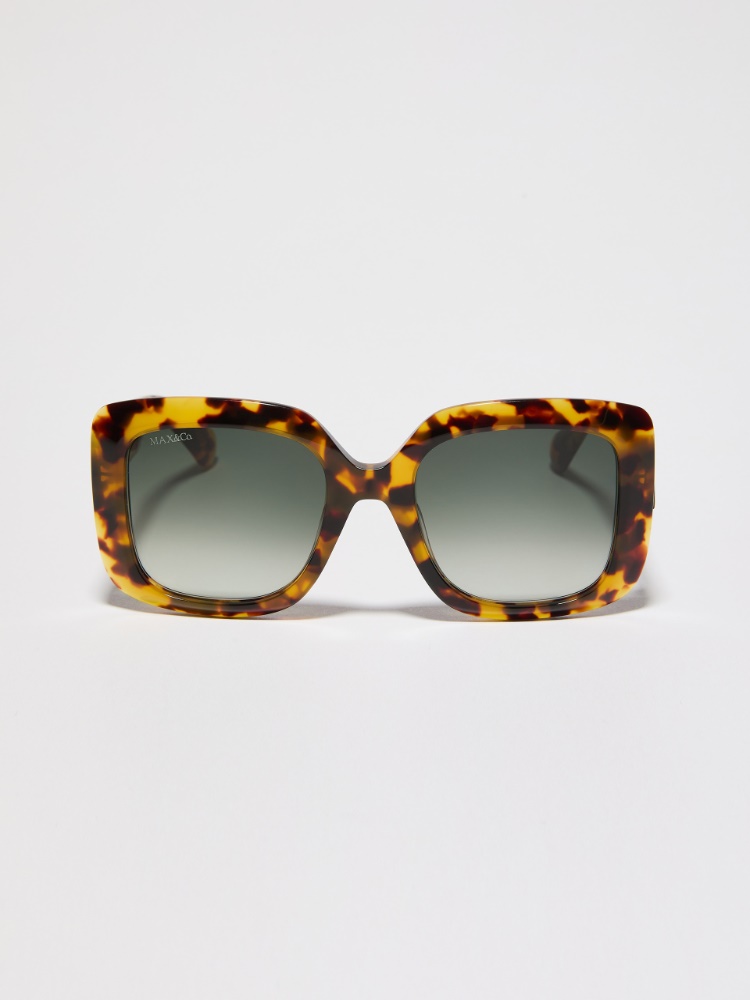 Square oversized glasses - GOLD - MAX&Co.