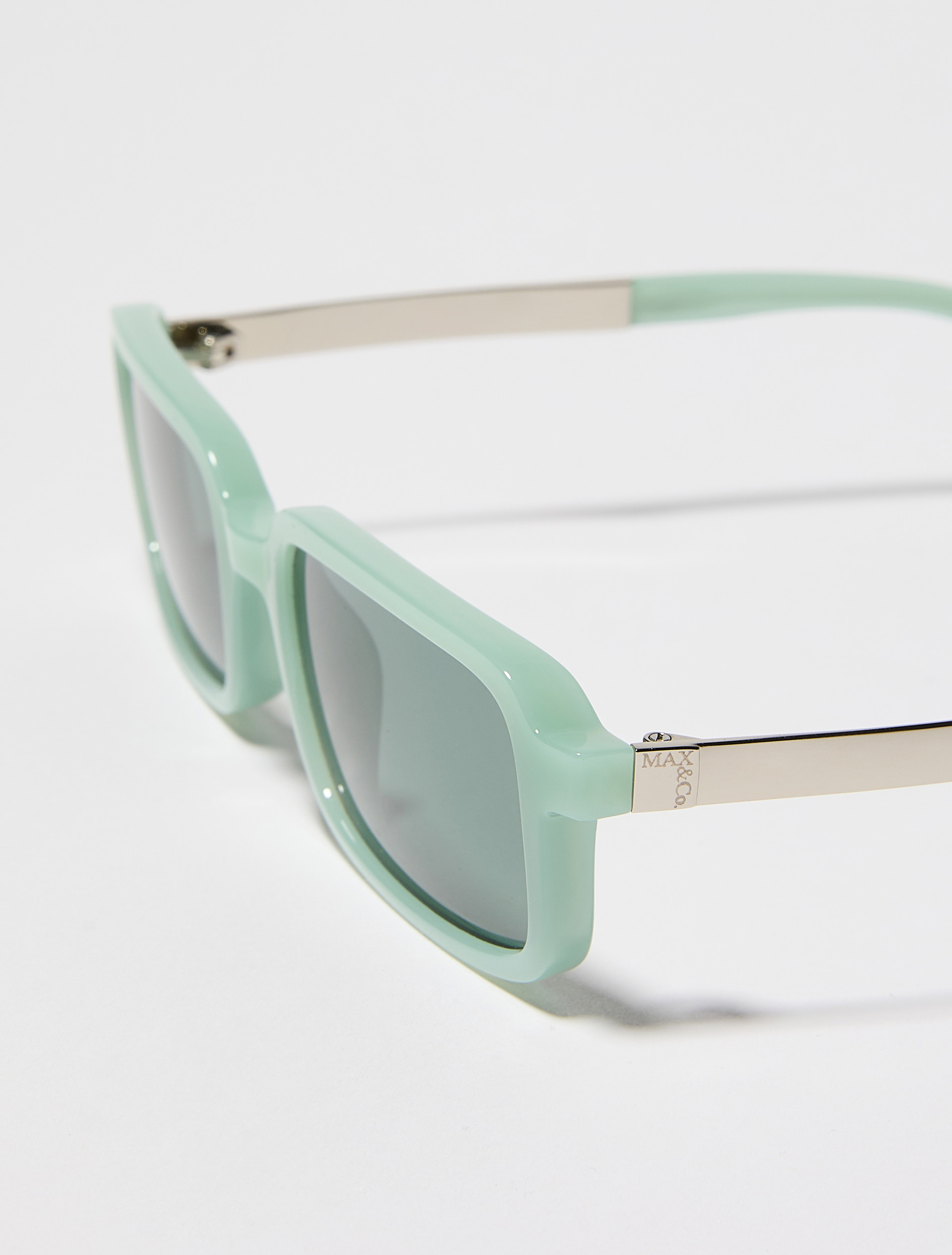 Rectangular injection-moulded glasses - TOPAZ GREEN - MAX&Co. - 3