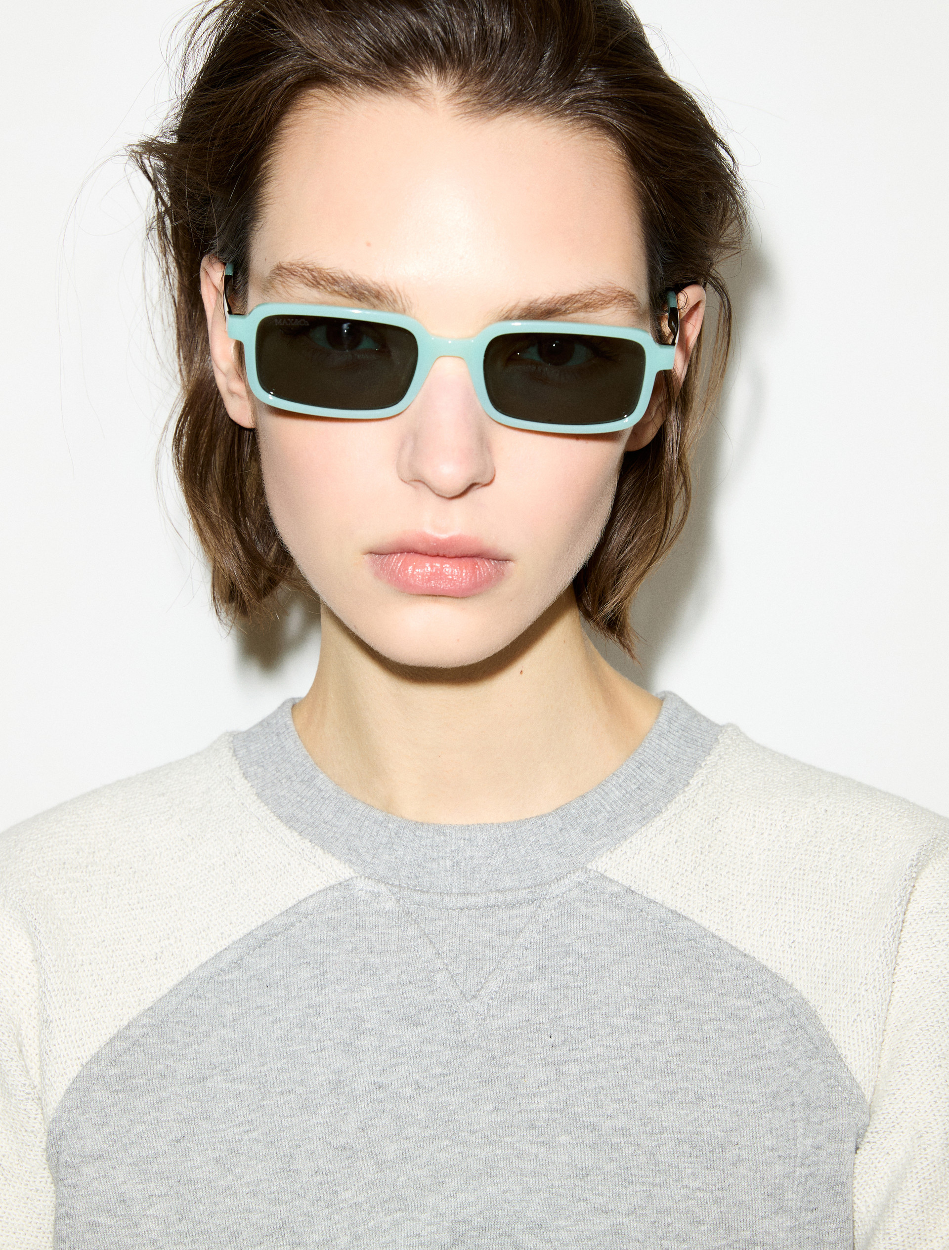 Rectangular injection-moulded glasses - TOPAZ GREEN - MAX&Co. - 4