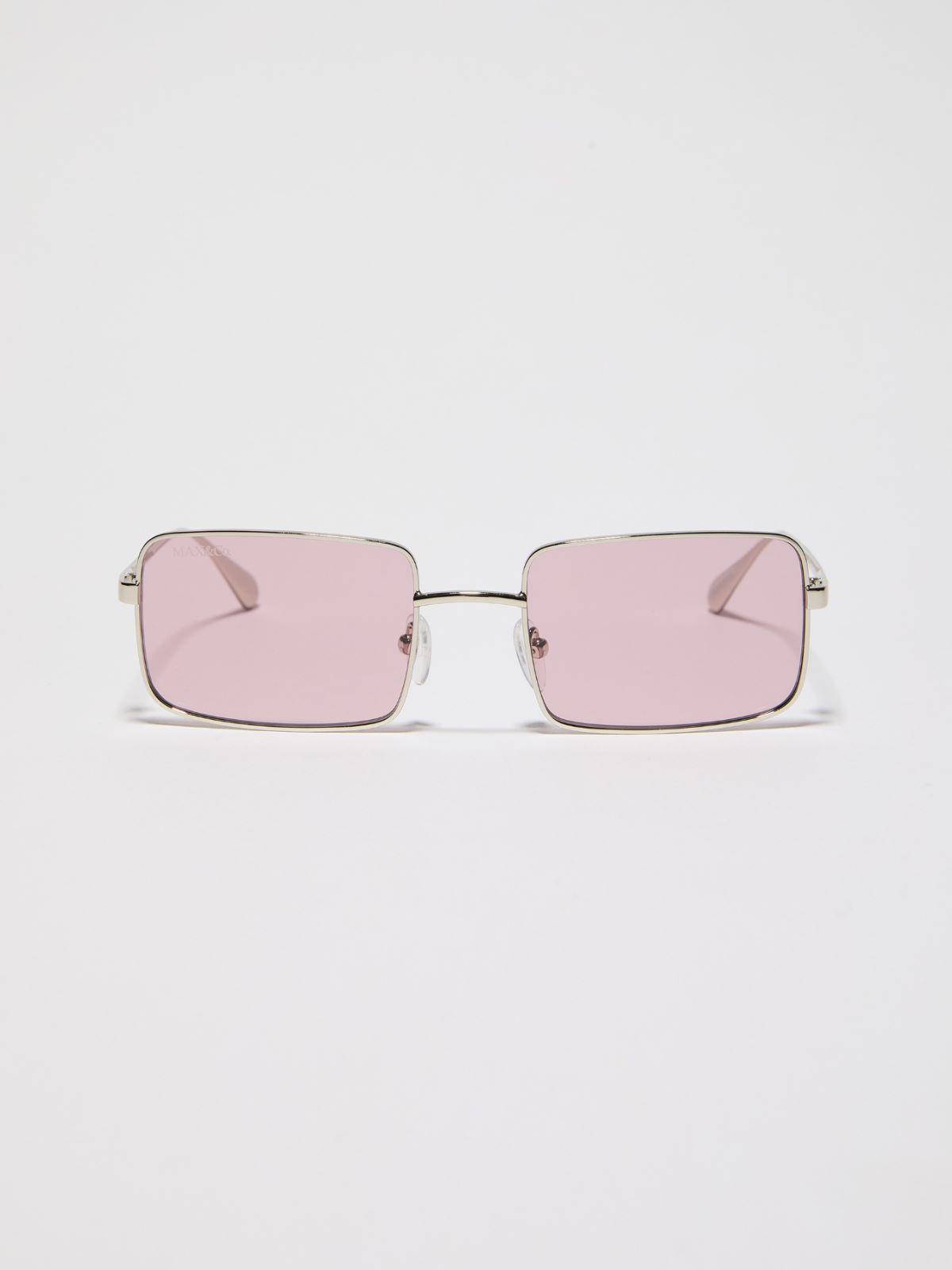 Rectangular metal glasses - GREY - MAX&Co.