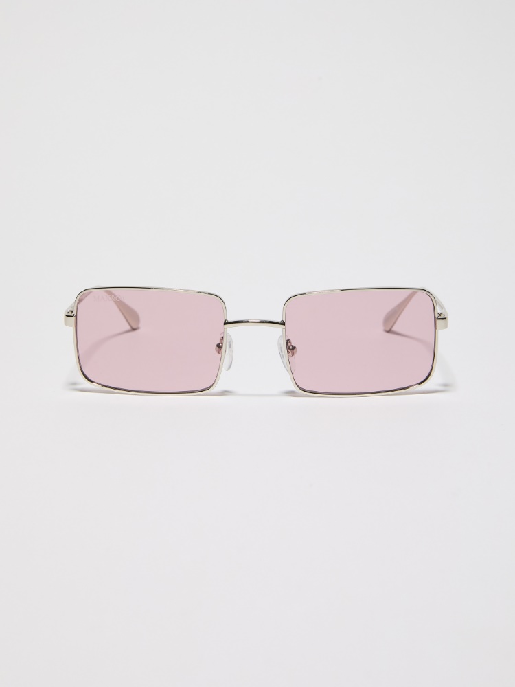 Rectangular metal glasses - GREY - MAX&Co.