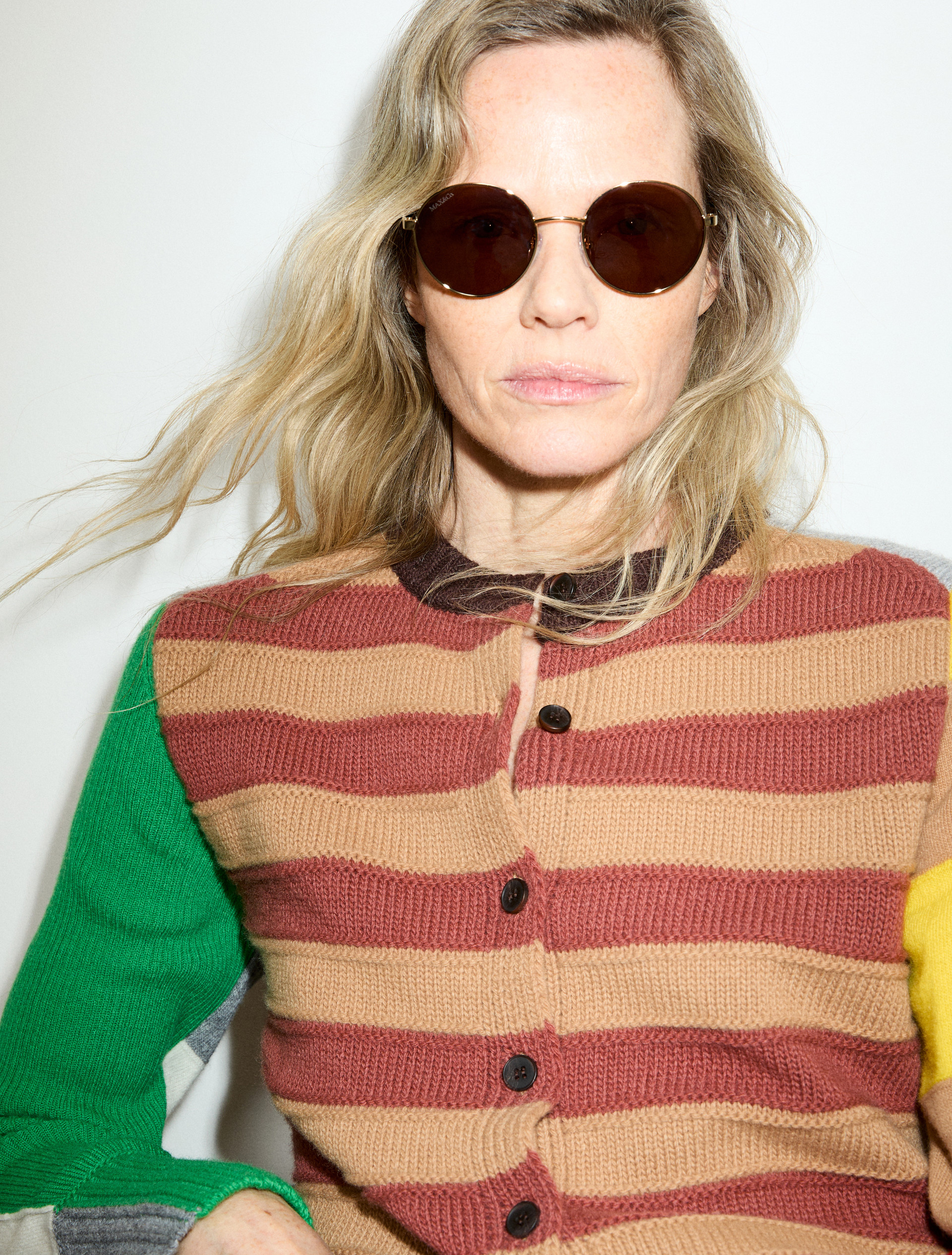 Round metal glasses - GOLD - MAX&Co. - 4