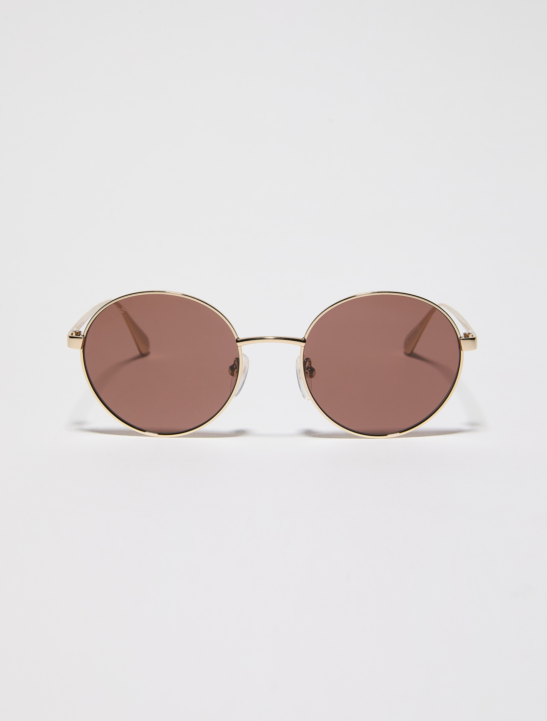 Round metal glasses - GOLD - MAX&Co.