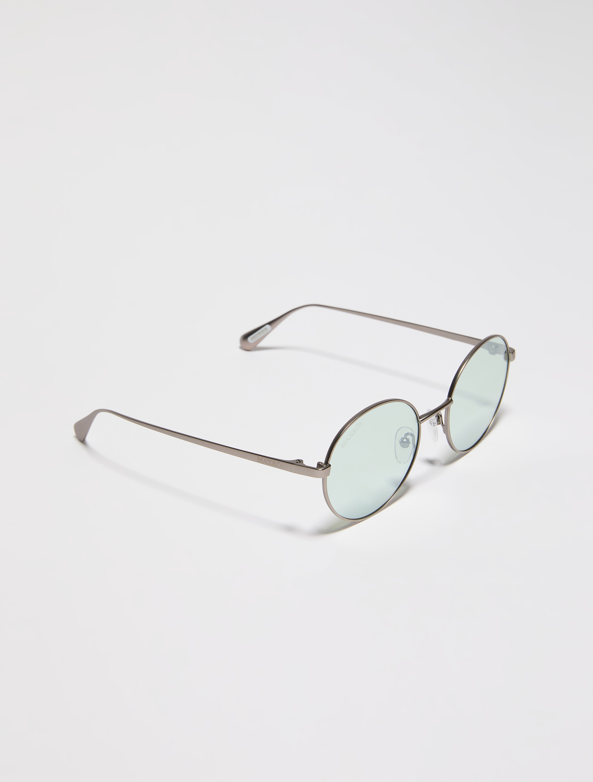Round metal glasses - BLUE-GREY - MAX&Co. - 2