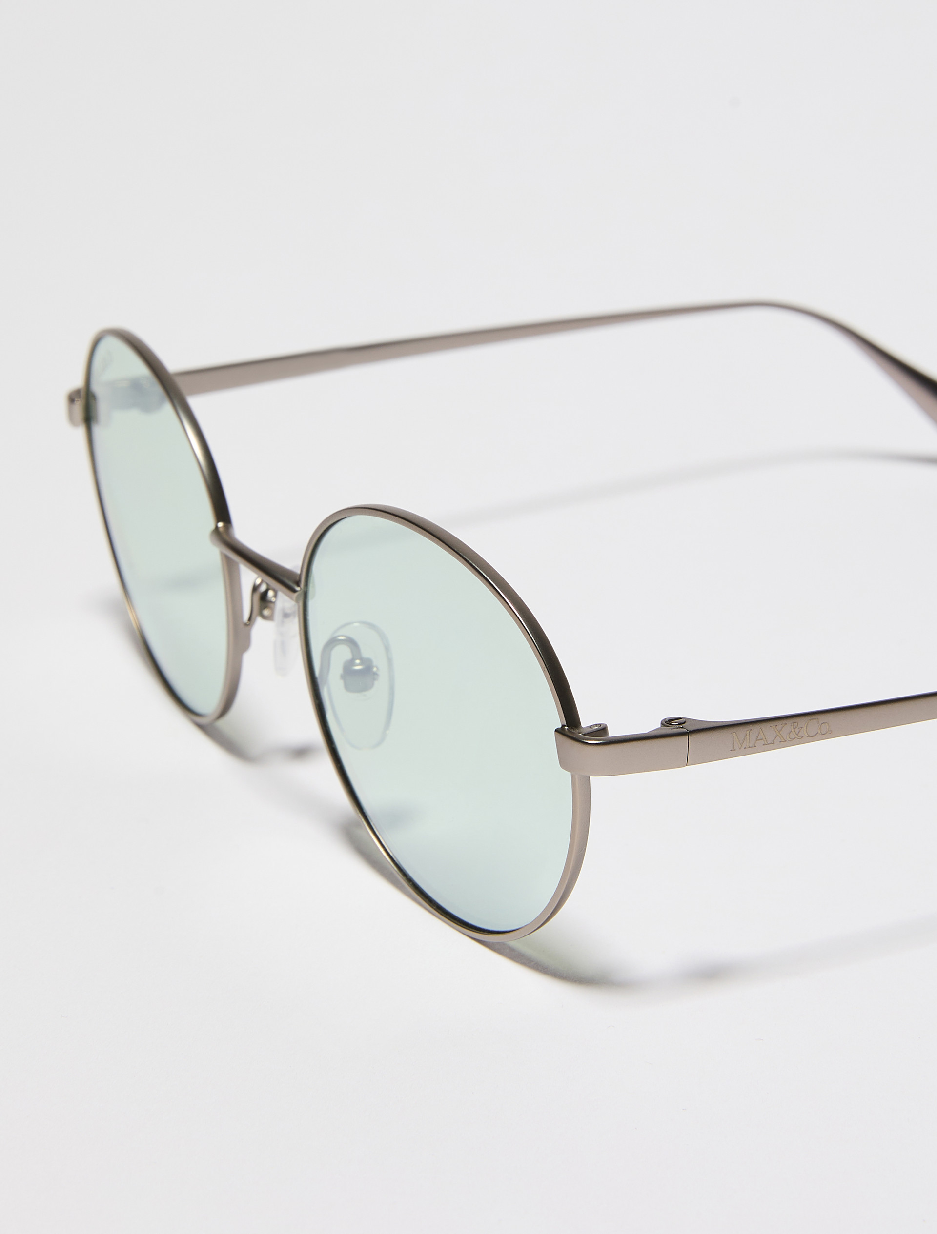 Round metal glasses - BLUE-GREY - MAX&Co. - 3