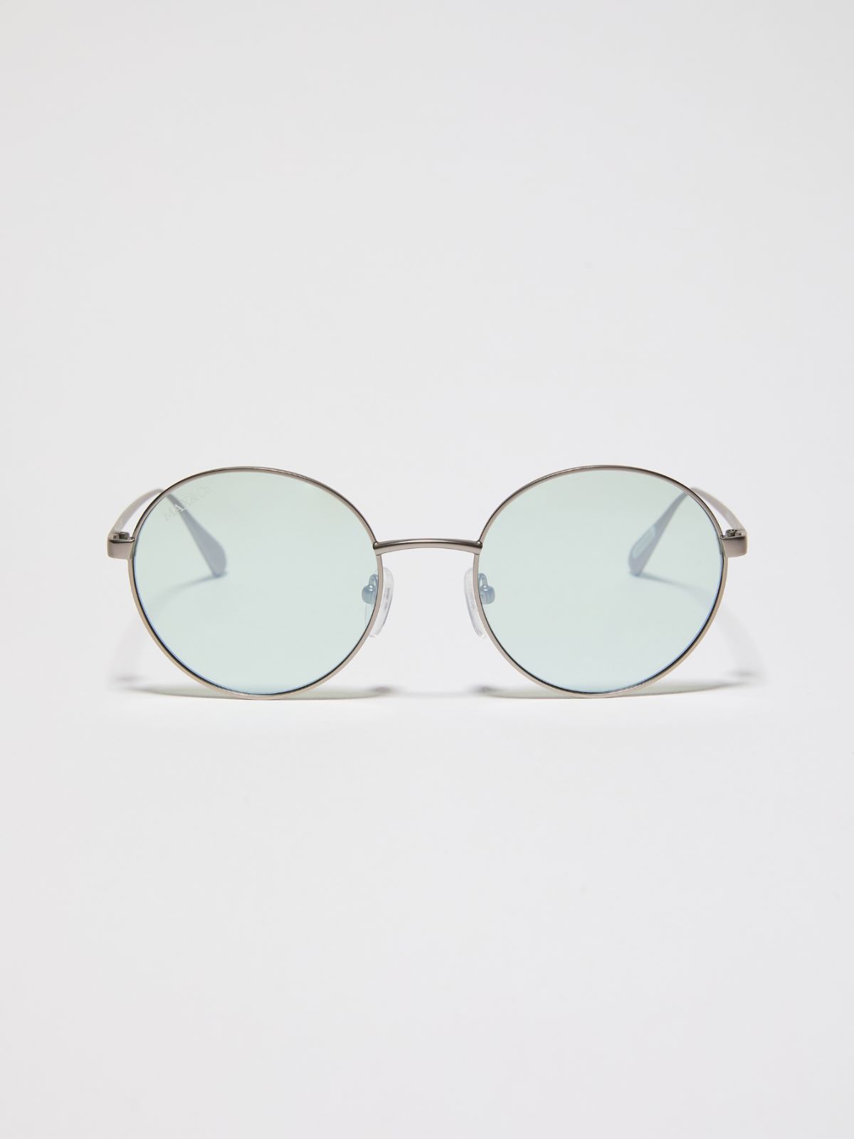 Round metal glasses - BLUE-GREY - MAX&Co.