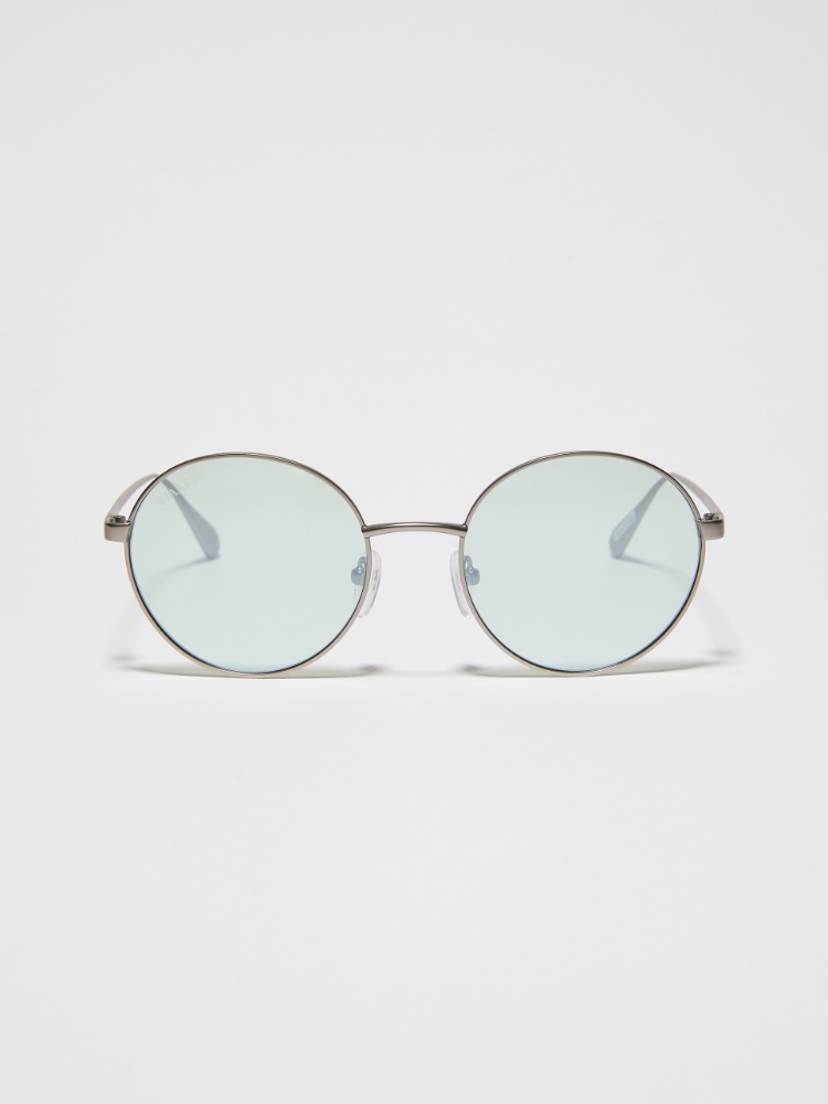 Round metal glasses - BLUE-GREY - MAX&Co.