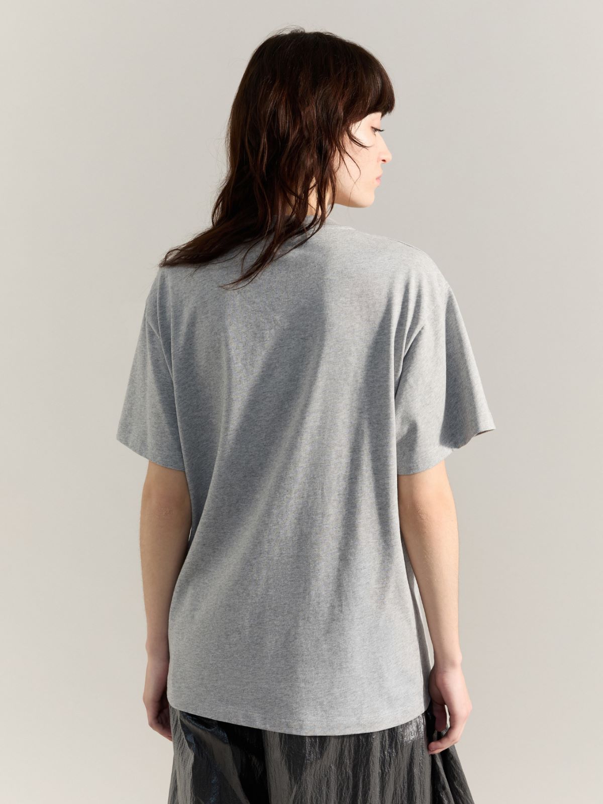 Logo T-shirt Raeburn &Co.llaboration - MELANGE GREY - MAX&Co. - 2