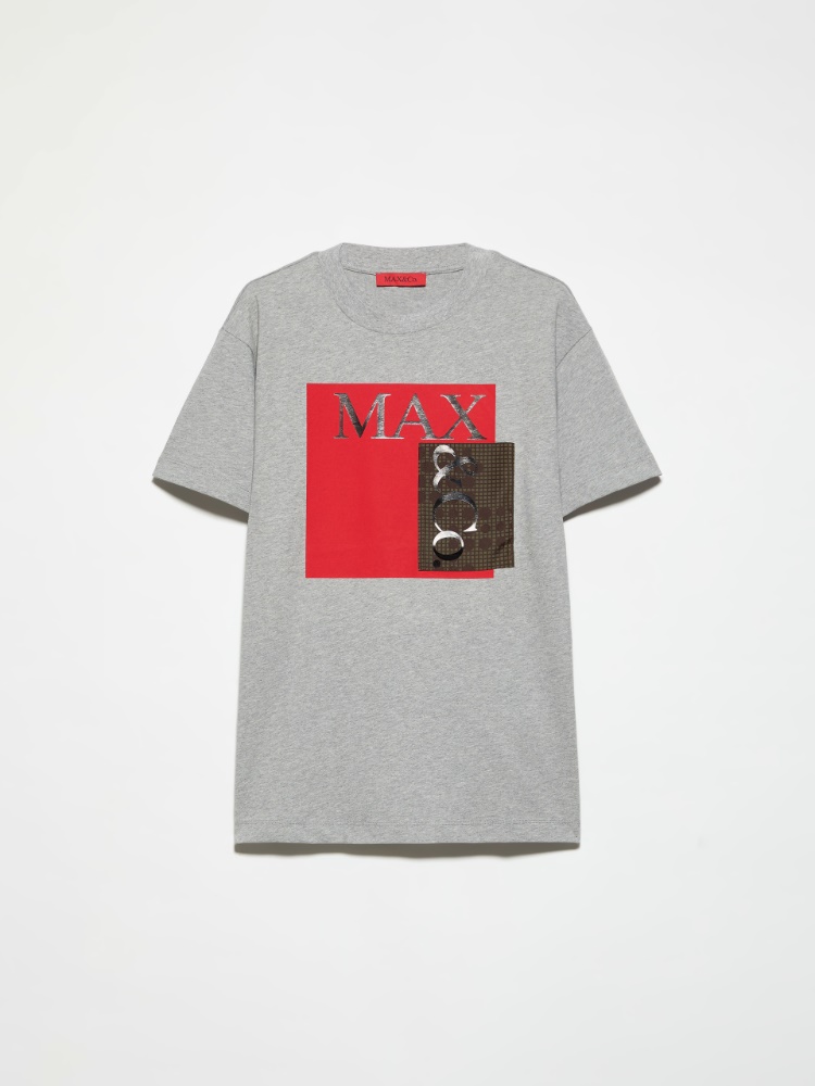 Logo T-shirt Raeburn &Co.llaboration - MELANGE GREY - MAX&Co. - 5
