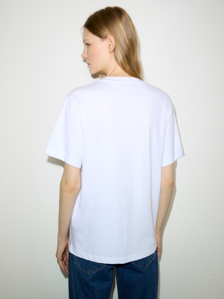 Cotton jersey logo T-shirt - MAX&Co. - 2