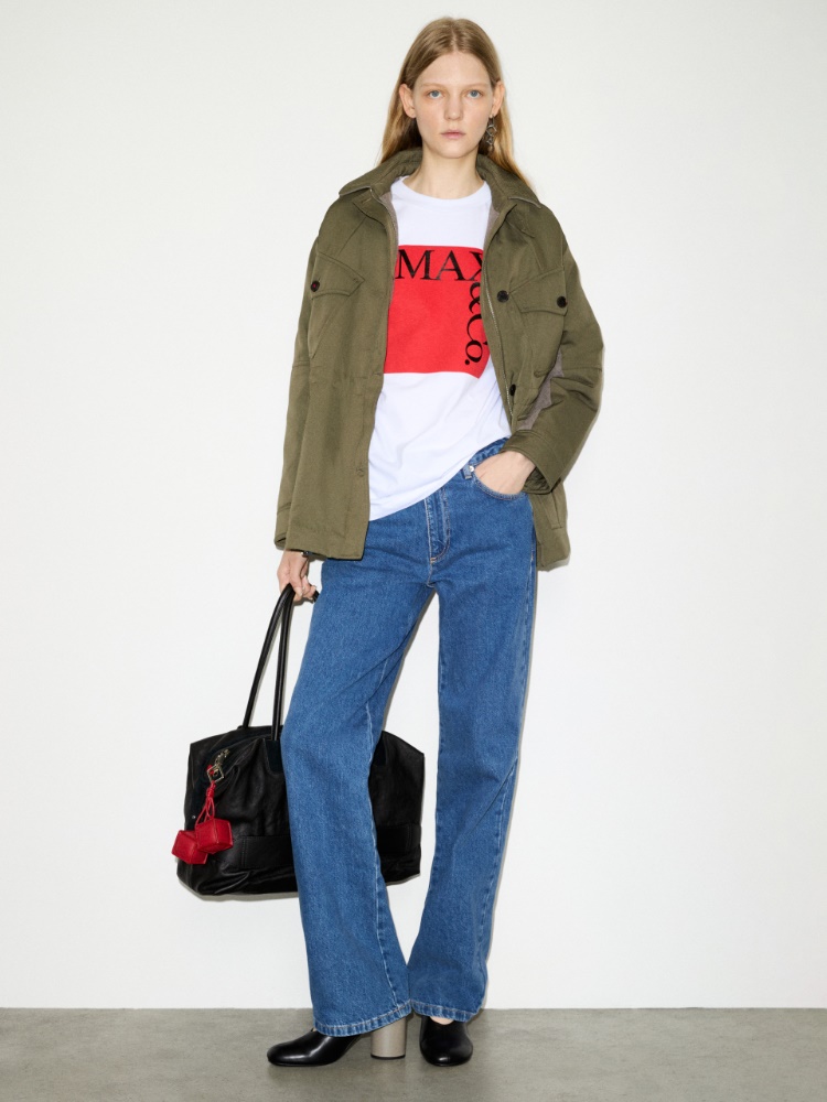 Cotton jersey logo T-shirt - MAX&Co. - 4