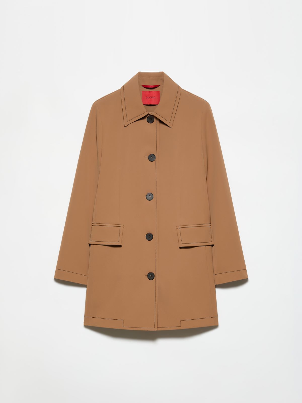 Car coat in bonded twill - WHISKY - MAX&Co. - 5