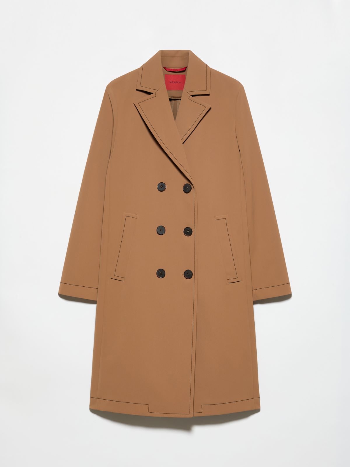 Lightweight bonded twill coat - WHISKY - MAX&Co. - 5