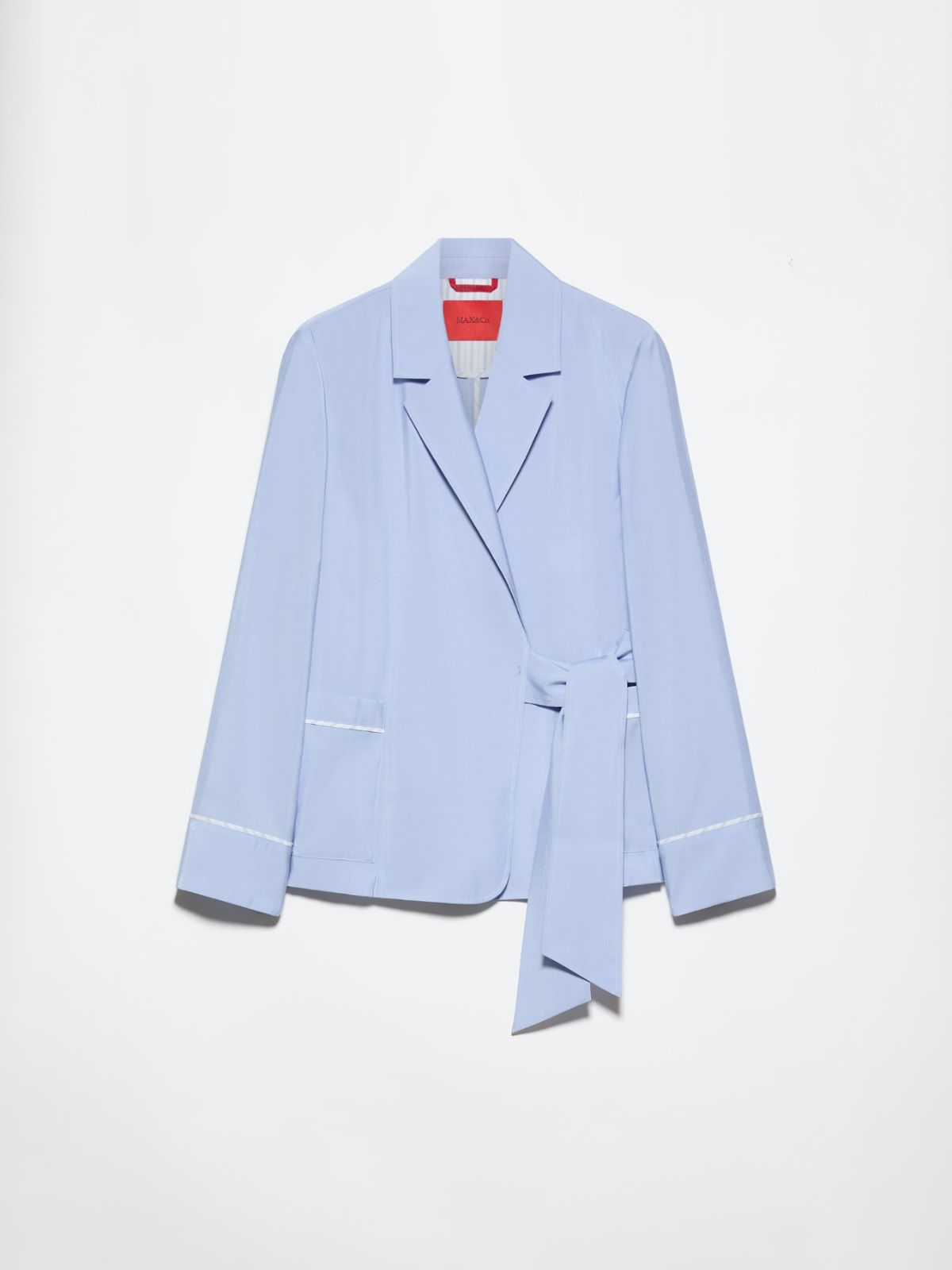 Deconstructed wrap blazer - LIGHT BLUE - MAX&Co. - 5