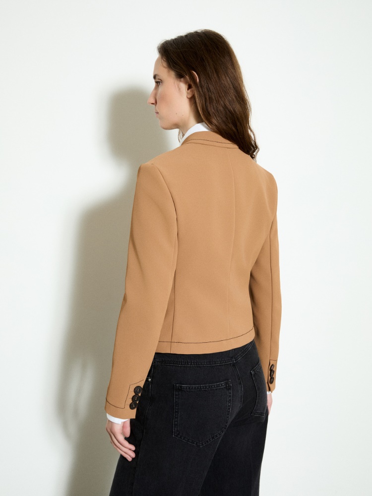 Slim-fit bonded twill jacket - MAX&Co. - 2