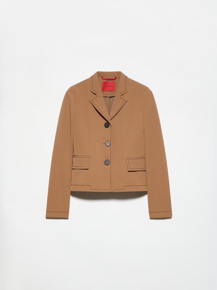 Slim-fit bonded twill jacket - MAX&Co. - 5