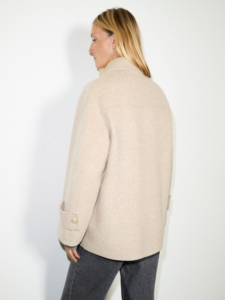 Double-faced wool blend pea coat - MAX&Co. - 2