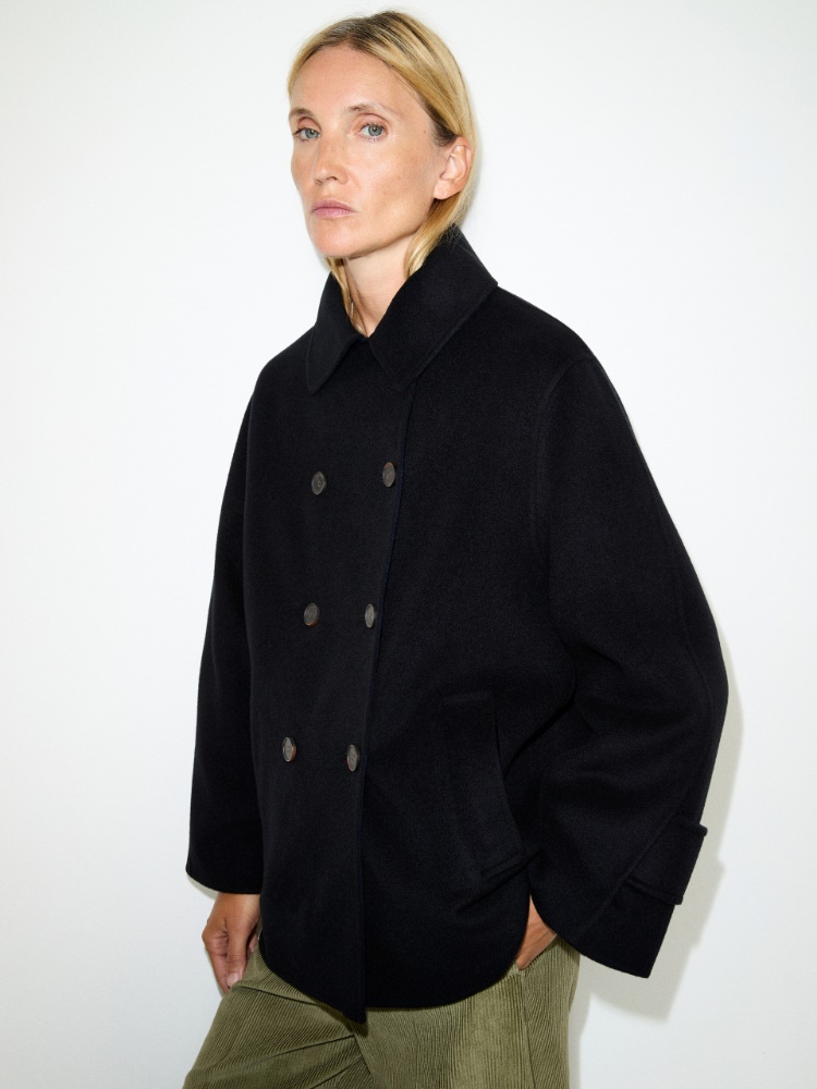 Double-faced wool blend pea coat - MAX&Co. - 3