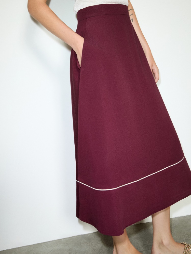 Crisp fabric midi skirt - MAX&Co. - 3