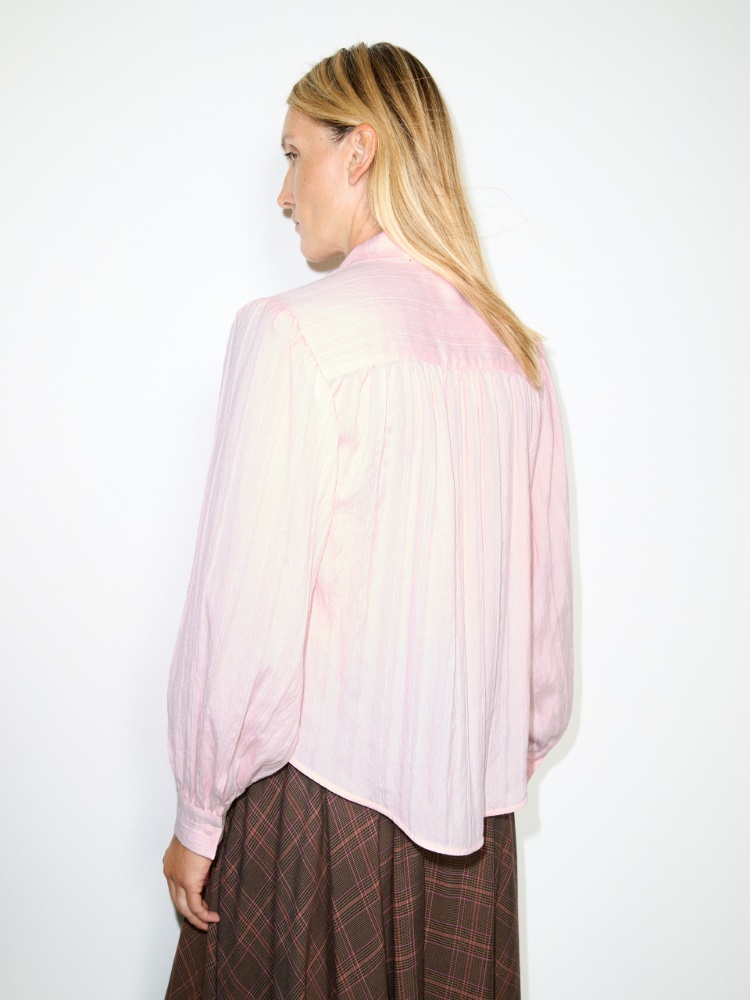 Bluse mit Schluppenkragen - ROSA - MAX&Co. - 2