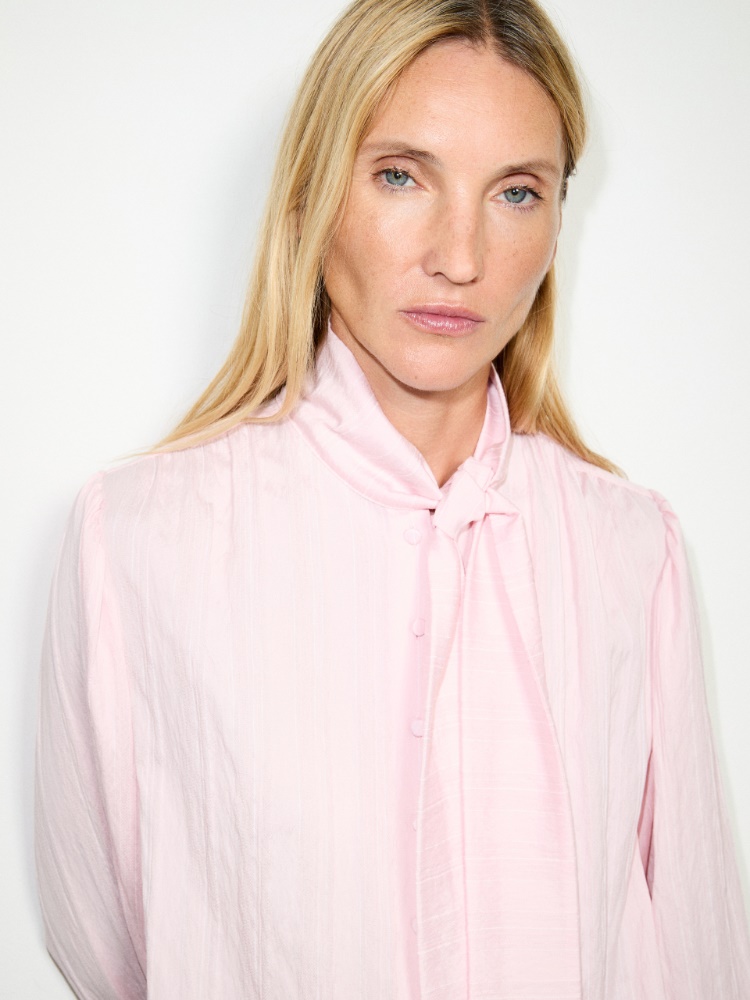 Bluse mit Schluppenkragen - ROSA - MAX&Co. - 3