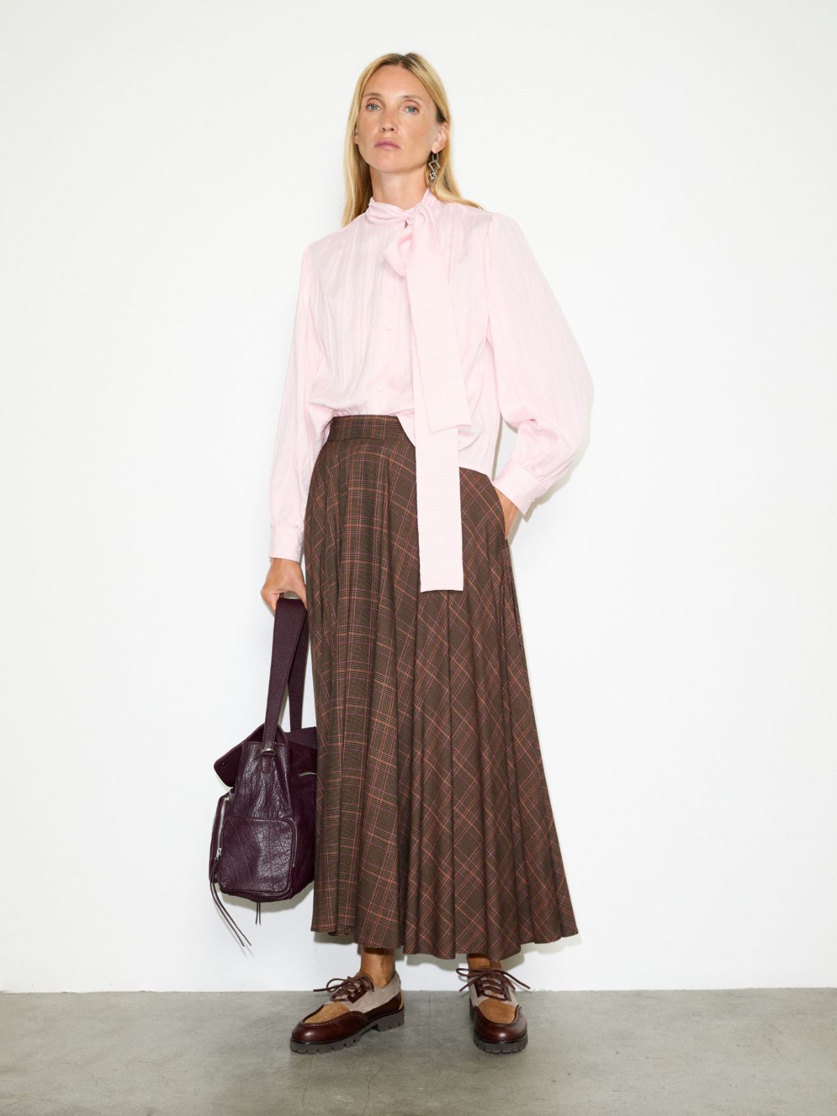 Bluse mit Schluppenkragen - ROSA - MAX&Co. - 4