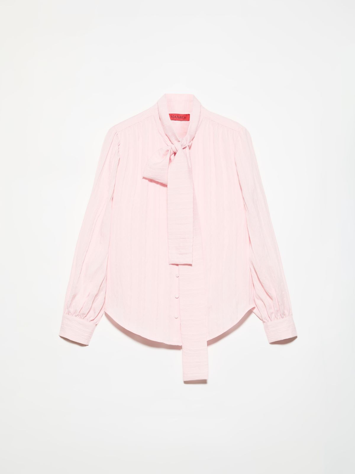 Bluse mit Schluppenkragen - ROSA - MAX&Co. - 5