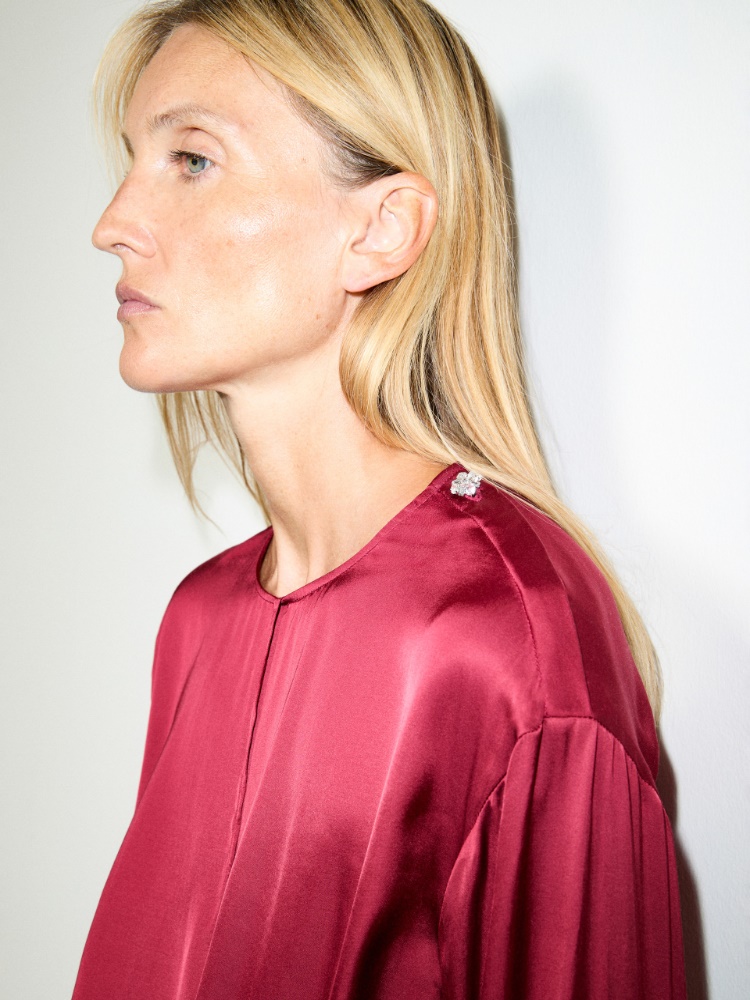Knot-front satin blouse - MAX&Co. - 3