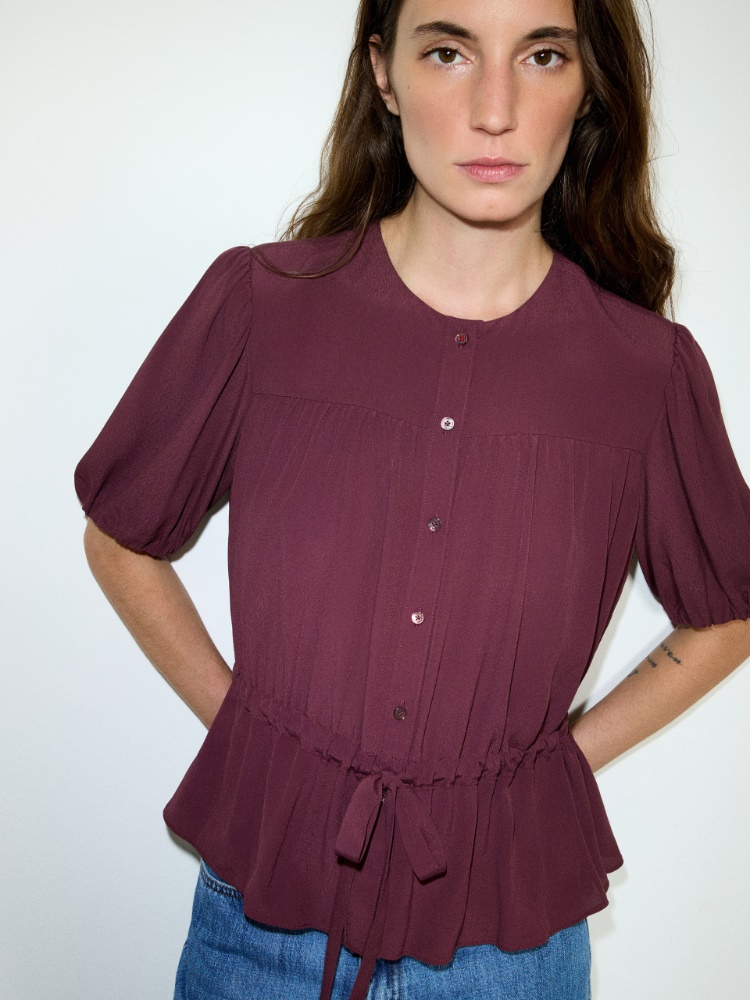 Crêpe de Chine shirt - MAX&Co. - 3