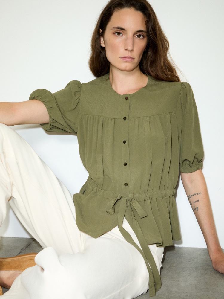 Crêpe de Chine shirt - MAX&Co. - 3