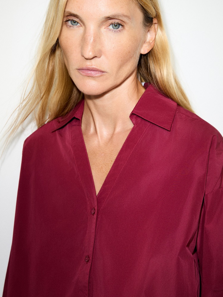 Chemise popover en taffetas - MAX&Co. - 3