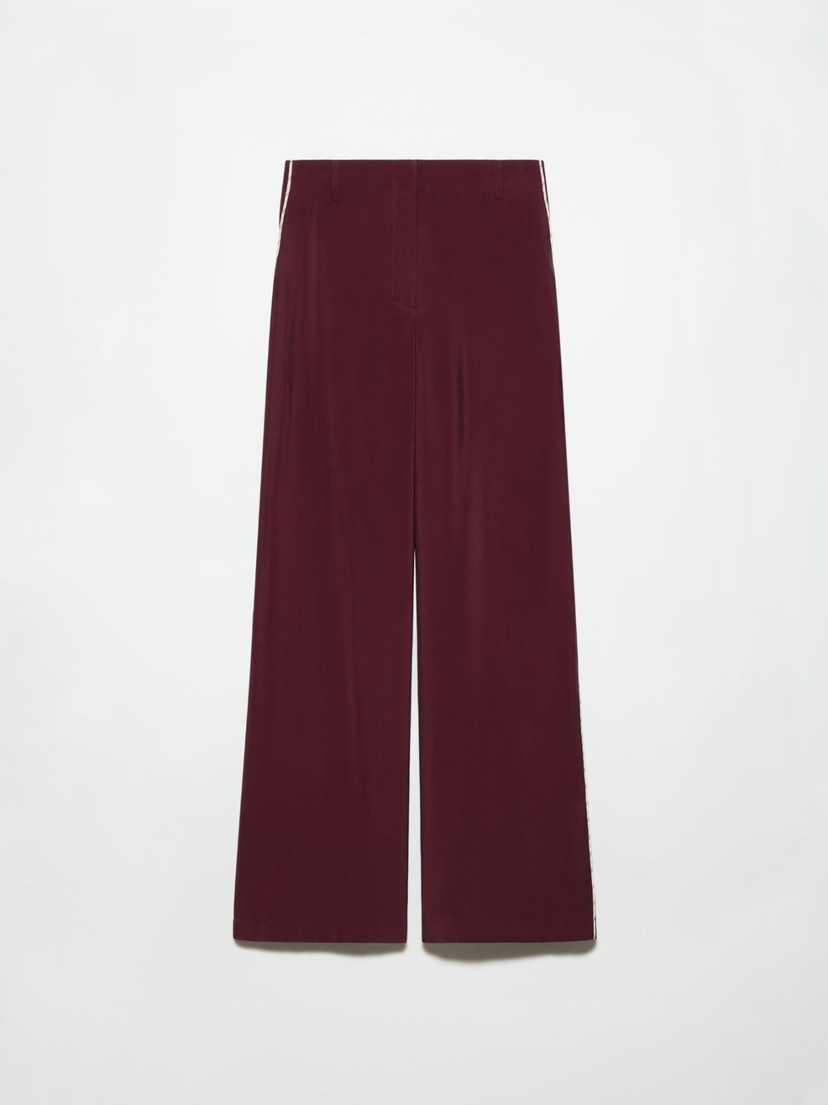 Wide trousers in crisp fabric - MAUVE - MAX&Co. - 5