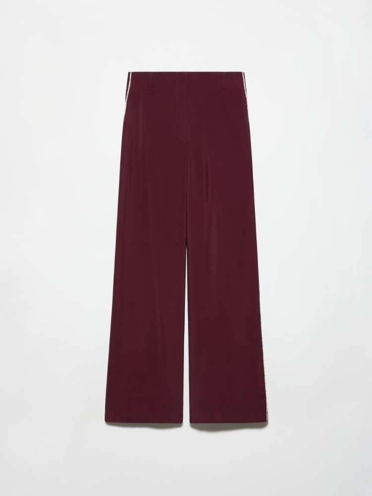 Wide trousers in crisp fabric - MAUVE - MAX&Co. - 5
