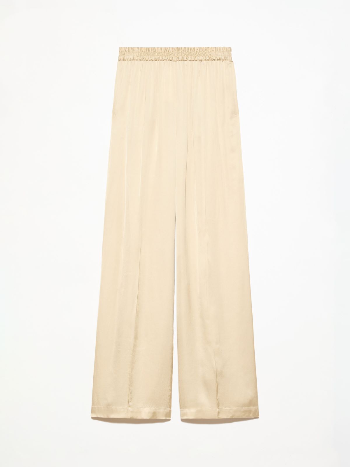 Hose mit weitem Bein aus Satin - GOLD - MAX&Co. - 5