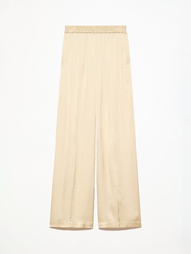 Hose mit weitem Bein aus Satin - MAX&Co. - 5