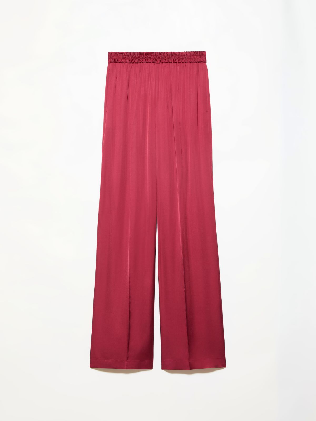 Hose mit weitem Bein aus Satin - KIRSCHE - MAX&Co. - 5