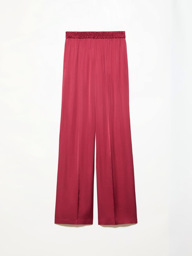 Hose mit weitem Bein aus Satin - MAX&Co. - 5