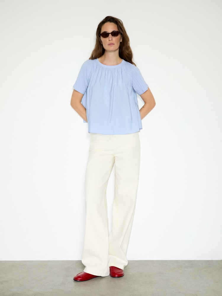 Blouse in crispy fabric and jersey - MAX&Co. - 4