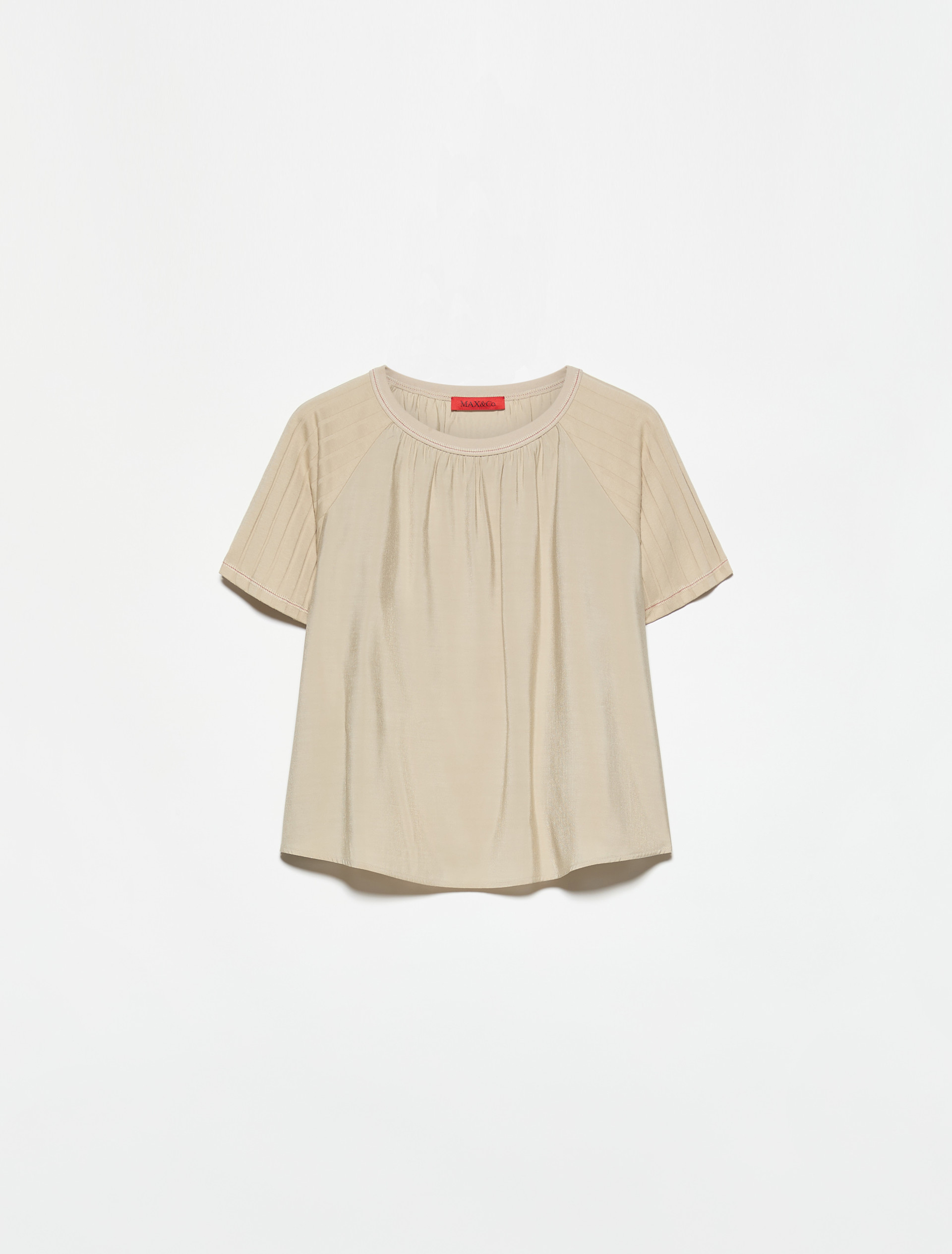 Blouse in crispy fabric and jersey - MAX&Co.