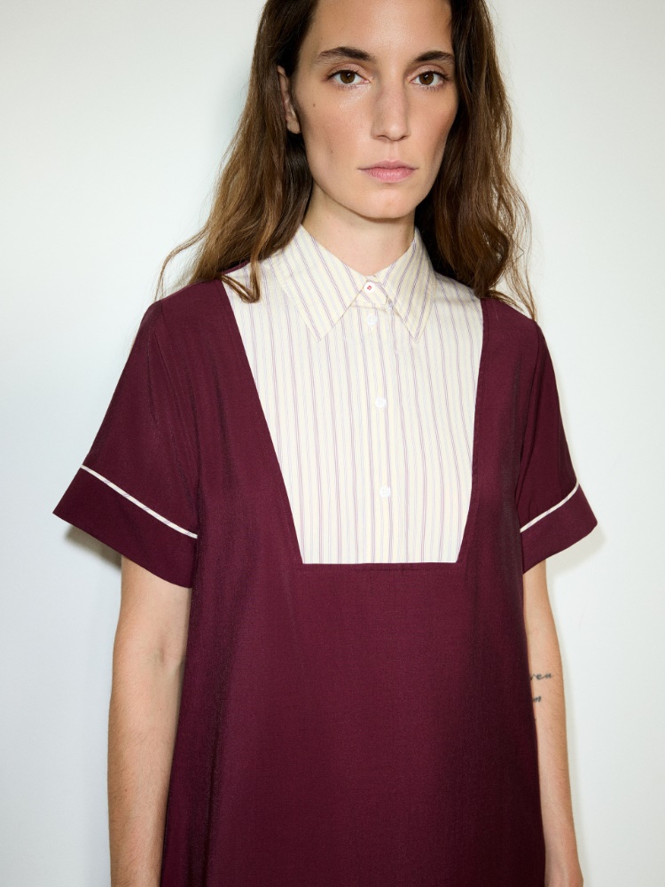 Abito con plastron a contrasto - MAX&Co. - 3